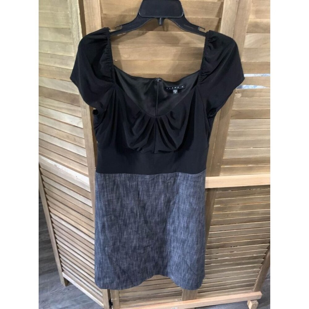Tiana B Womens Dress Size 10 Business Casual Black Gray